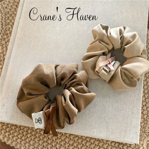 Handmade Korean-Style Colorful Fabric Scrunchie - Picture 5 of 11